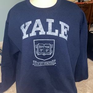 Navy Blue Yale Crewneck